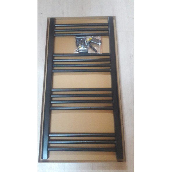 EURASİA 500X1000 14 BORULU SİYAH HAVLUPAN + 2 ADET BORU GİZLEME HEDİYE ürün görseli 1