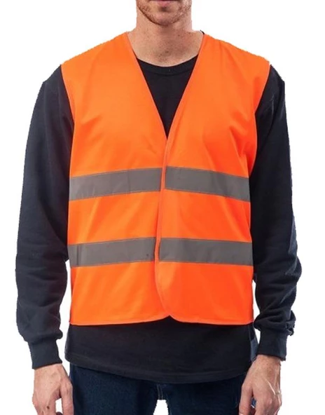 Bestguard İşçi Tipi Reflektörlü  İkaz Yeleği - Resim 8