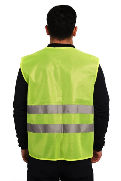 Bestguard İşçi Tipi Reflektörlü  İkaz Yeleği - Resim 2