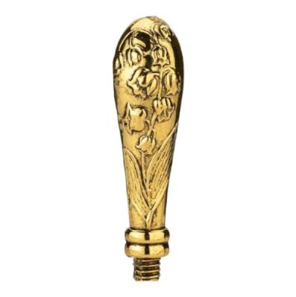 Mum Mühür Damga Kolu Premium Metal Çan Çiçeği Gold ürün görseli 1