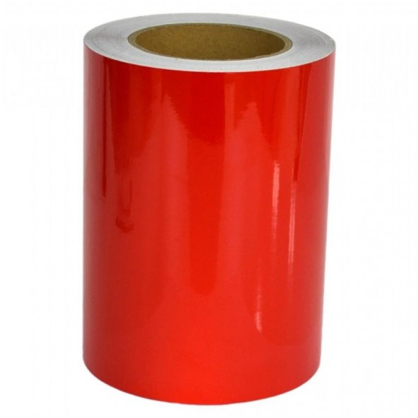 Fosforlu Bant  17 cm x  5 Metre  Kırmızı ürün görseli 1