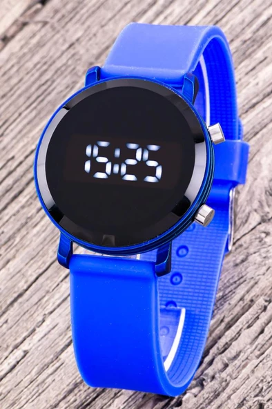 Mavi Dijital Led Çocuk Saati Kız/erkek Şirin Hediyelik Unisex Saat ST-304316 ürün görseli 1