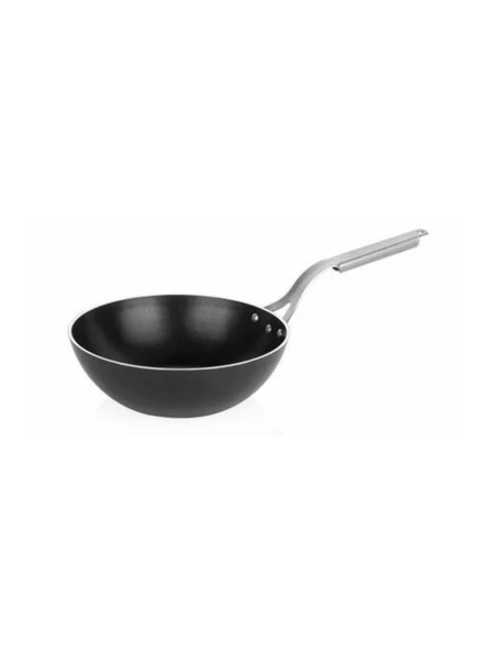 Altınbaşak ALB 141/32 Lazetti Siyah Teflon Wok Tava 32 cm ürün görseli 1