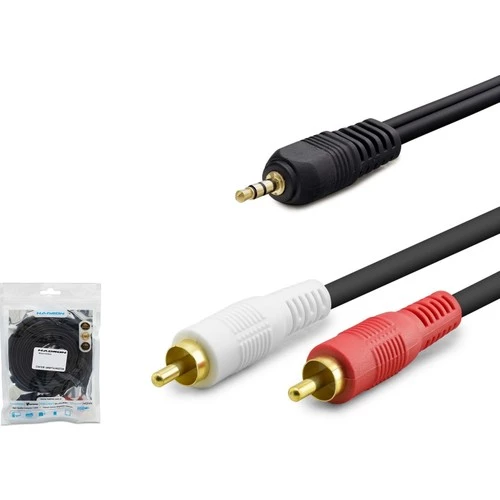 Hadron HDX1037(4646) Aux To 2rca Kablo 1.5mt ürün görseli 1