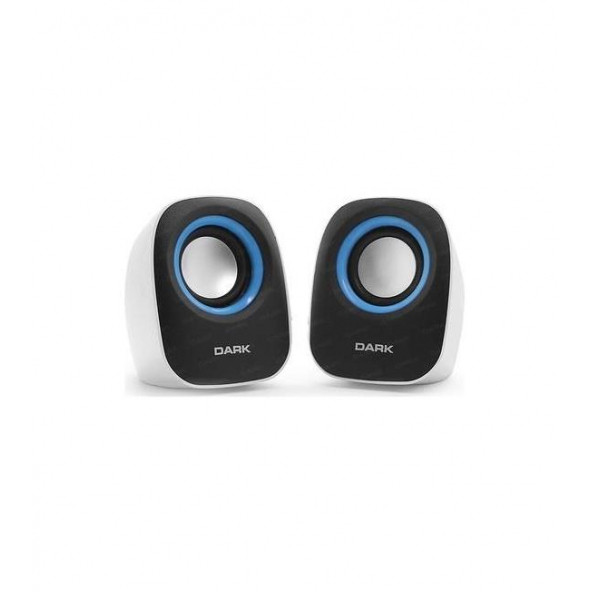 Dark SP100B 1+1 Multimedia USB Speaker Siyah ürün görseli 1