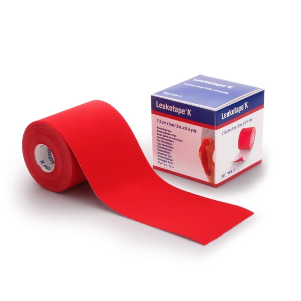 Leukotape K 7,5cm x 5m Bsn Kinesiotape Kırmızı ürün görseli 1