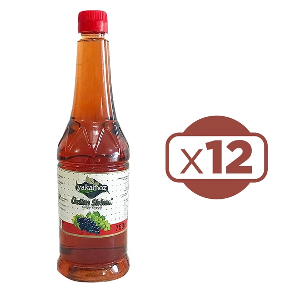 Yakamoz Üzüm Sirkesi 750 ml Pet x 12 Adet ürün görseli 1