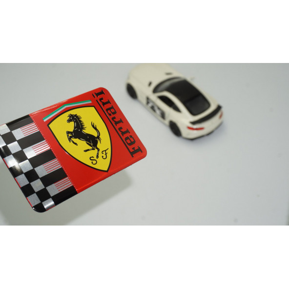 S F Ferrari Logo Metal Body Plaka Logo Amblem Arma ürün görseli 1