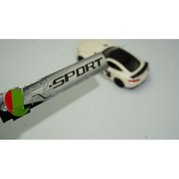 Jaguar R Sport 3M 3D Bagaj Krom Metal Logo Arma ürün görseli 1