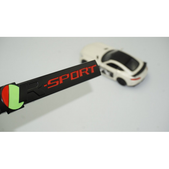 Jaguar R Sport 3M 3D Bagaj Siyah Metal Logo Arma ürün görseli 1