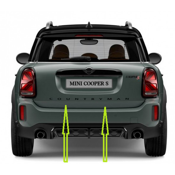 Mini Cooper Countryman R60 F60 Siyah Metal 3M Bagaj Yazı Logo ürün görseli 1