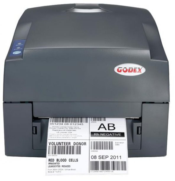 GODEX - G500 203DPI TERMAL TRANSFER USB+SERİ+ETHERNET BARKOD YAZICI (RİBONLU KULLANIM) ürün görseli 1