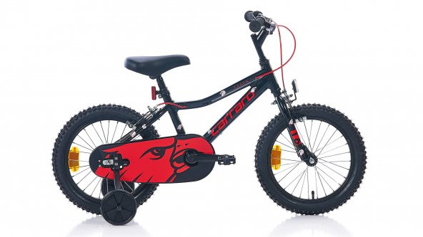 Carraro Red Eagle 16 Jant Hafif Aluminyum Çocuk Bisikleti Siyah Kırmızı ürün görseli 1