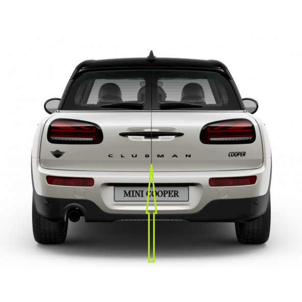 Mini Cooper Clubman Siyah Metal 3M Bagaj Yazı Logo ürün görseli 1