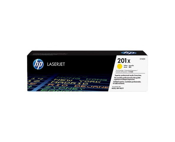 CF402X 201X Yüksek Kapasiteli Sarı Orijinal LaserJet Toner ürün görseli 1