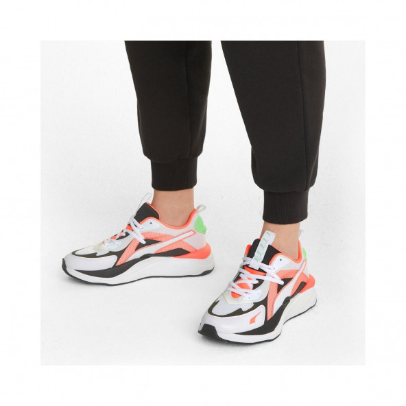 PUMA RS-Curve Beyaz/Peach Kadın Ayakkabı (DAR KALIPTIR..) ürün görseli 1