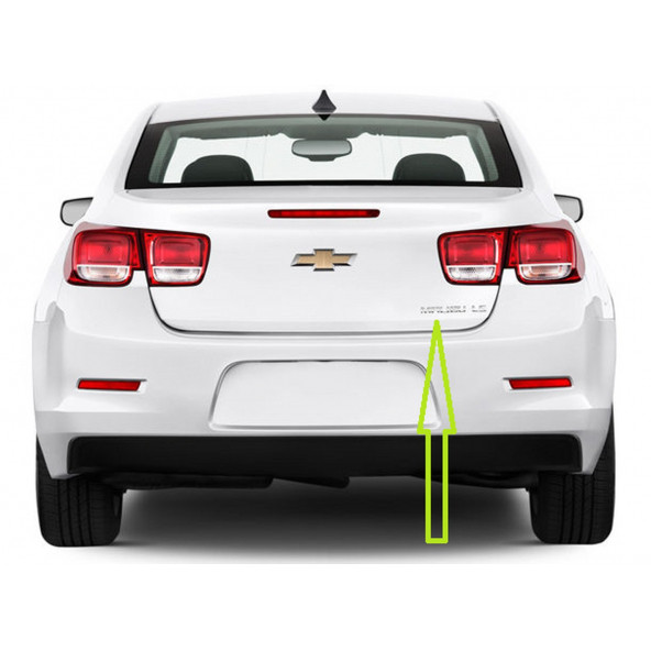 Chevrolet Malibu Bagaj 3M 3D Krom ABS Yazı Logo Amblem ürün görseli 1