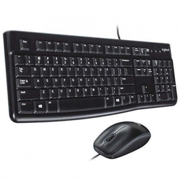 LOGITECH - MK120 Q TR Kablolu Set Siyah (920-002560) ürün görseli 1