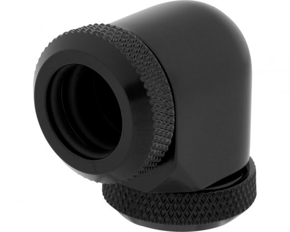 CX-9052022-WW Fitting (hard tube) ,XF Hardline 2-pack (90° Angled 12mm OD compression black) ürün görseli 1