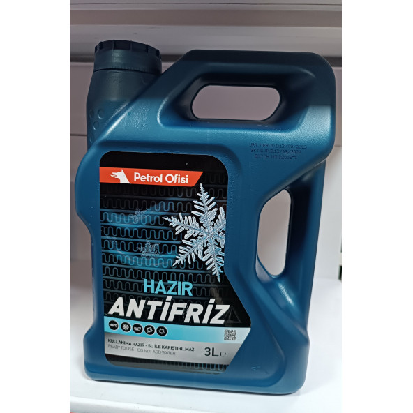 PETROL OFİSİ HAZIR ANTİFRİZ 3 LT YEŞİL 2023 ÜRETİM ürün görseli 1
