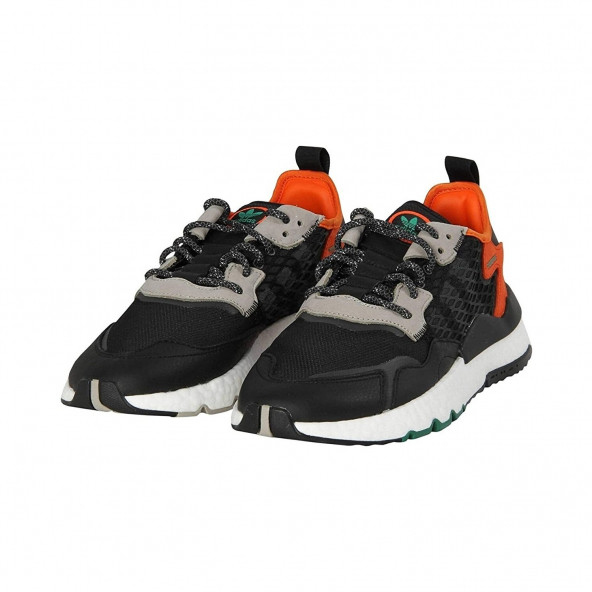 Adidas Nite Jogger Siyah Turuncu Ayakkabı ürün görseli 1