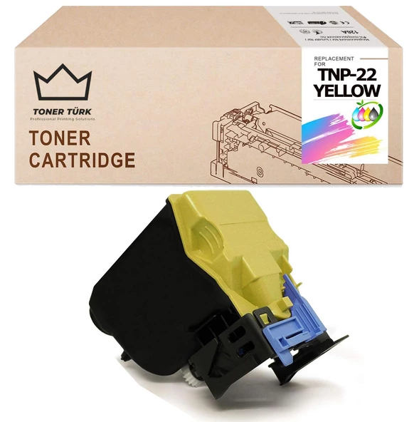 Konica Minolta TNP-22 Muadil Toner Sarı / Bizhub C35 / C35P ürün görseli 1