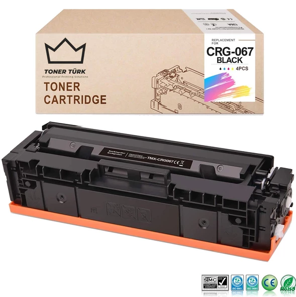 Canon CRG-067 Muadil Toner Siyah - Çipli / LBP-631Cw - LBP-633Cdw - MF-651Cw - MF-655Cdw - MF-655Cx - MF-657Cdw ürün görseli 1