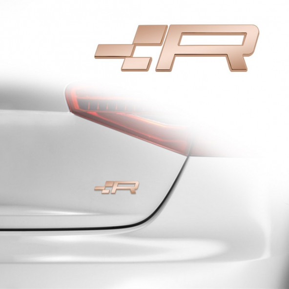 Seat Leon Cupra R Bakır Renk 3M 3D Bagaj Yazı Logo Orjinal Ürün ürün görseli 1