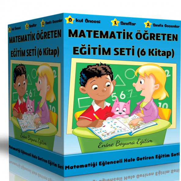 Okul Öncesi ve 1. Sınıflar İçin Matematik Öğreten Eğitim Seti (6 Kitap) ürün görseli 1