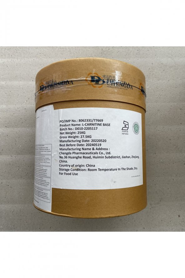 İFA Kimya L-Karnitin Base (L-Canitine Base) 25KG ürün görseli 1