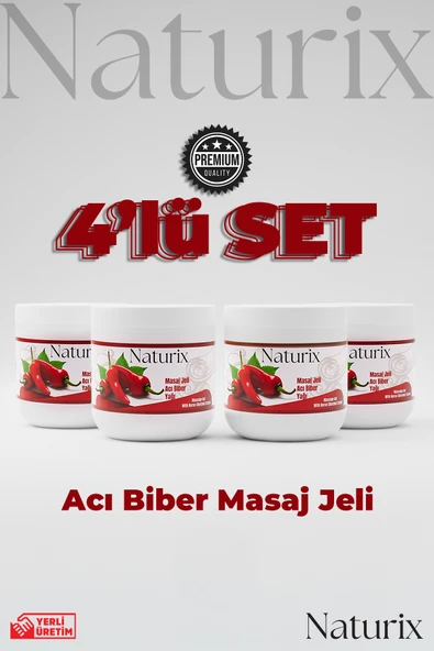 Biber Balsamı Masaj Jeli 500 Ml - 4'lü Eko Paket - Sıkılaştırıcı ve Nemlendirici Bakım ürün görseli 1
