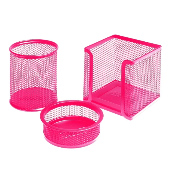Bigpoint Metal Perfore 3'lü Set Pembe ürün görseli 1