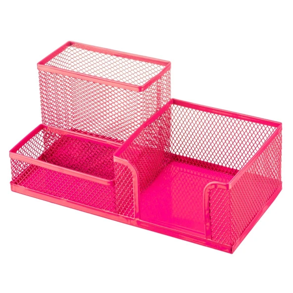 Bigpoint Metal Perfore 3 Gözlü Set Pembe ürün görseli 1