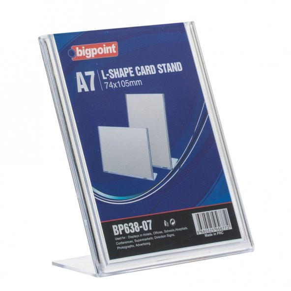 Bigpoint Kart Standı Dikey A7 ürün görseli 1