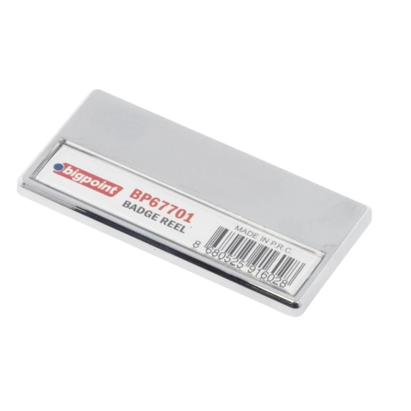 Bigpoint Metal Mıknatıslı İsimlik Silver - Resim 2