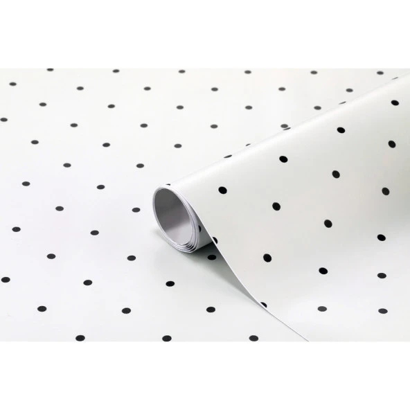 Bigpoint Yapışkanlı Folyo 2m Puantiye Desen No:50A x 12 Rulo ürün görseli 1