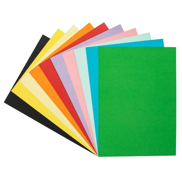 Bigpoint Fon Kartonu 25x35cm Karışık 10 Renk ürün görseli 1