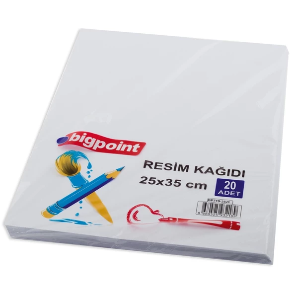 Bigpoint 120 Gram Resim Kağıdı 25x35cm 20'li Paket ürün görseli 1