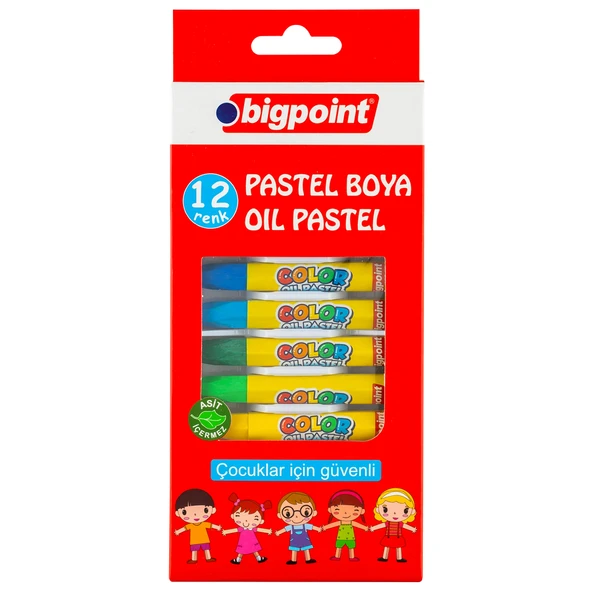Bigpoint Pastel Boya 12 Renk ürün görseli 1