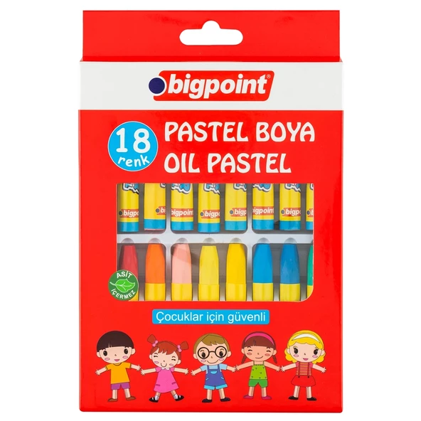 Bigpoint Pastel Boya 18 Renk ürün görseli 1