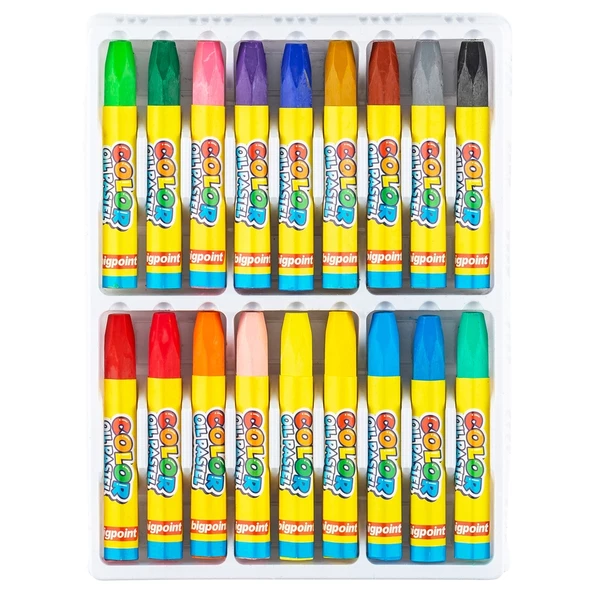Bigpoint Pastel Boya 18 Renk - Resim 2