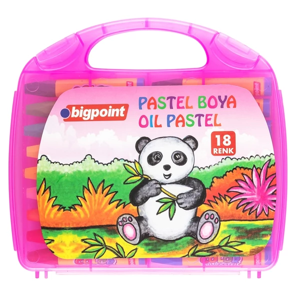Bigpoint Pastel Boya 18 Renk - Pembe Çantalı ürün görseli 1