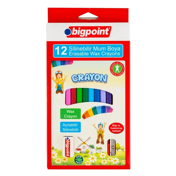 Bigpoint Mum Boya(Silinebilir) 12 Renk ürün görseli 1