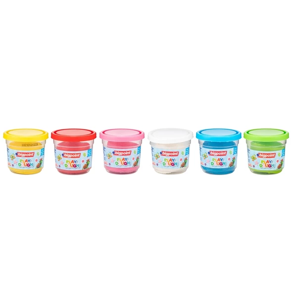 Bigpoint Oyun Hamuru 6'lı Set 600 Gram - Resim 2