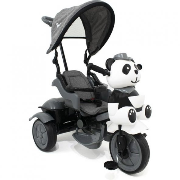 BABYHOPE 127 LİTTLE PANDA GRİ ürün görseli 1