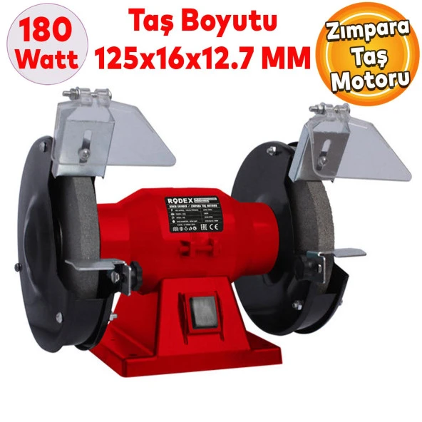 Rodex RDX4121A Taş Motoru Bıçak Bileme Makinesi 125 mm 180W ürün görseli 1