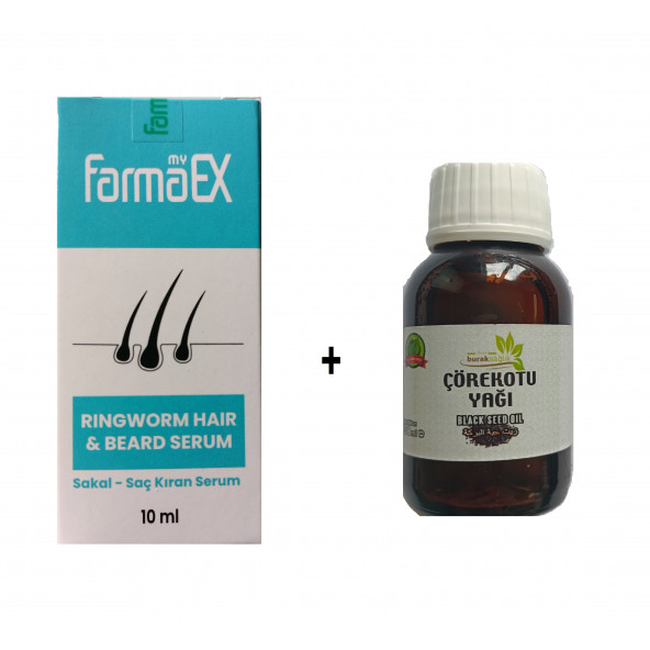My Farmaex Saç Sakal Kıran Serum +Çörekotu Yağı Avantajlı Set ürün görseli 1
