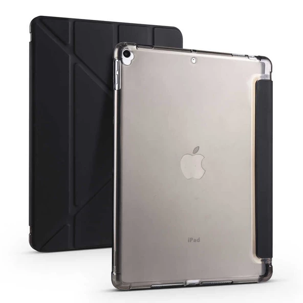 Gpack Apple iPad 10.2 8.Nesil Kılıf Standlı Katlanabilir Pu Silikon tf1 ürün görseli 1