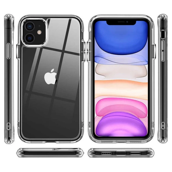 Gpack Apple iPhone 11 Kılıf Forst Lüx TPU Şeffaf Koruma ürün görseli 1