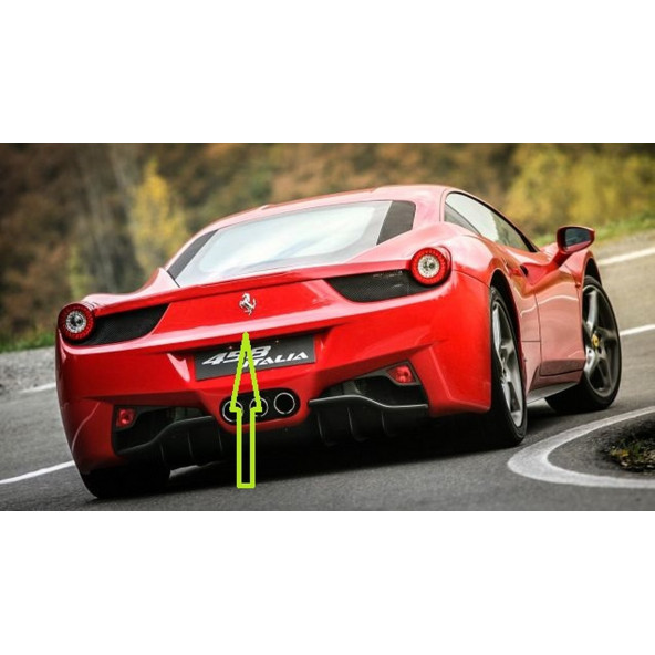 S F Ferrari Horse At Logo Krom Metal Bagaj Logo Amblem Arma ürün görseli 1